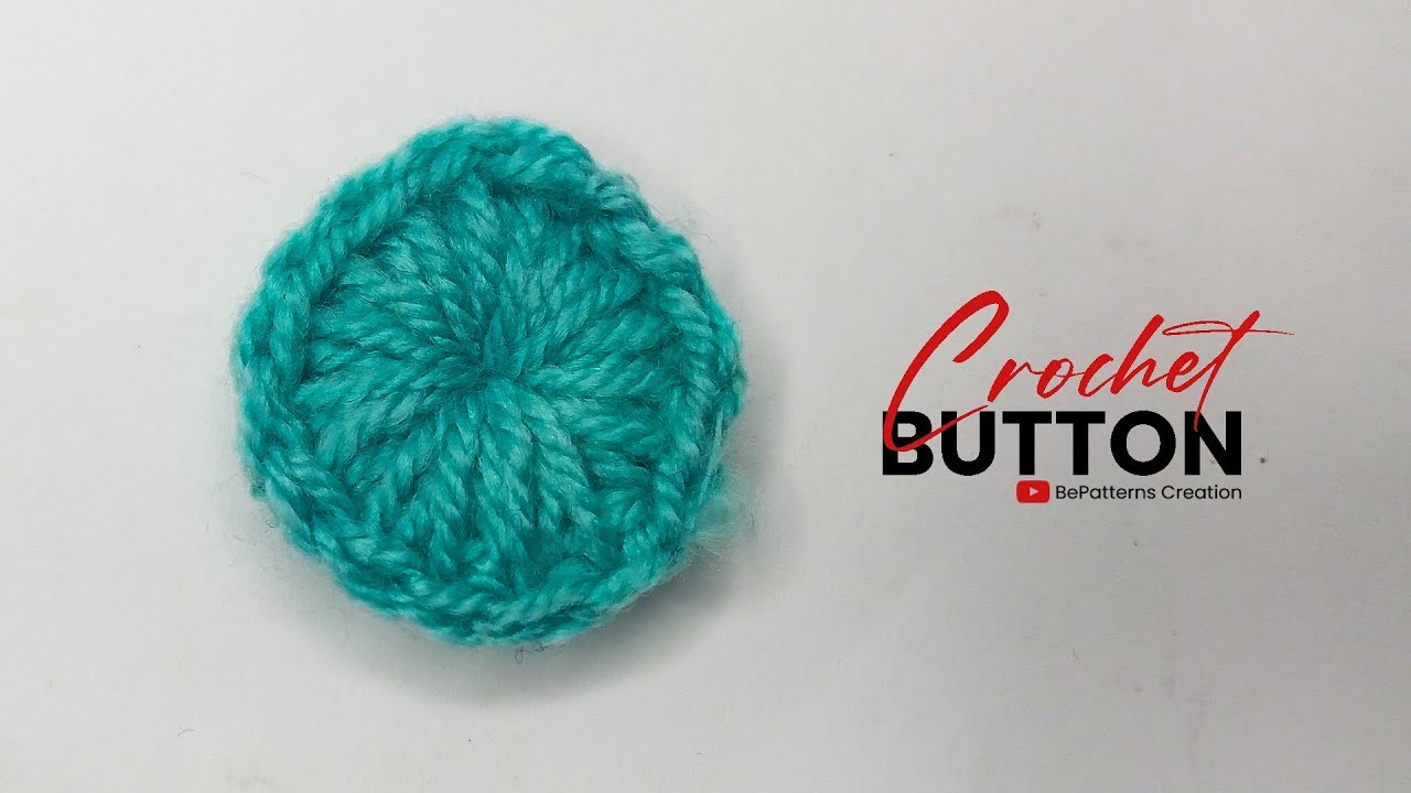 Crochet Button - Learn How To Crochet A Button For Dresses | DIY Crochet Buttons Tutorial
