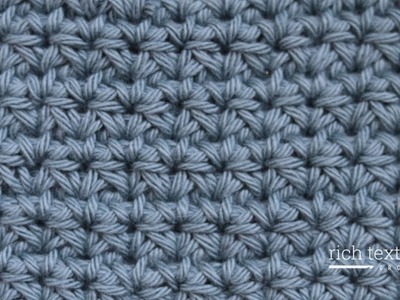 Crossed Single Crochet | How to Crochet