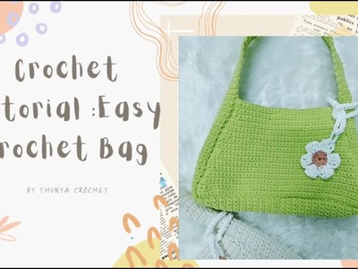 ✨️???? Crochet Tutorial : Easy Crochet Bag ????????