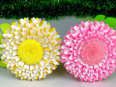 Amazing Paper Flower Making | Paper Flowers | Home Decor | Flower Making | Paper Craft | Crafts DIY