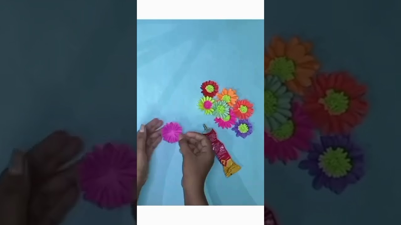 Paper crafts flower making ideas#Dly#short#viral#video#