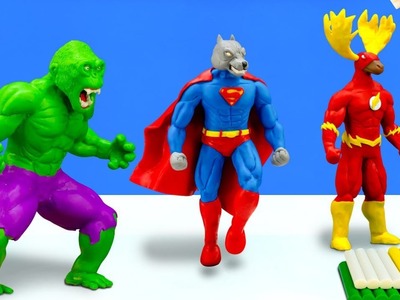 DIY Monkey mod Superheroes Hulk - Polymer Clay Tutorial - World Clay