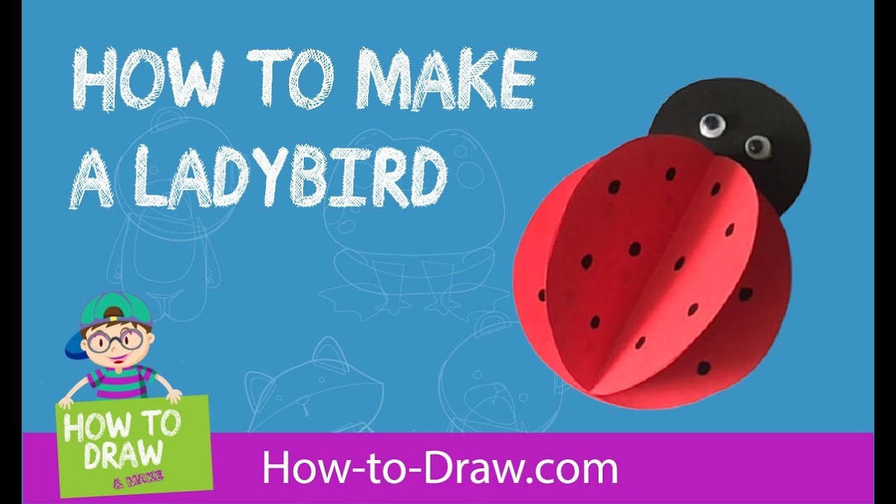 How to Make a Ladybird  | Craft | DIY Craft | Art for Kids  #origami #papercraft #craft #howtomake