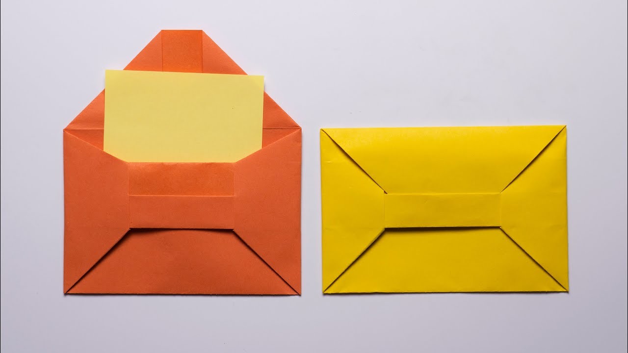 How to make paper envelope with a4 paper. Origami envelope.