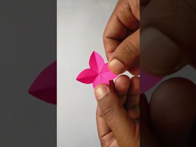 How to make paper flowers | #charchitART #shorts #ytshorts