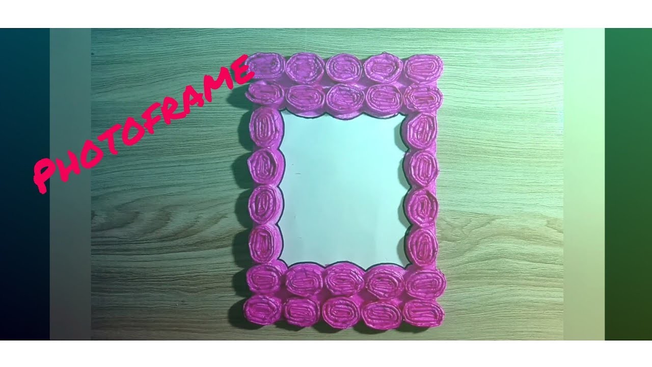 DIY BEAUTIFUL PHOTO FRAME #diy #roomdecor #viral