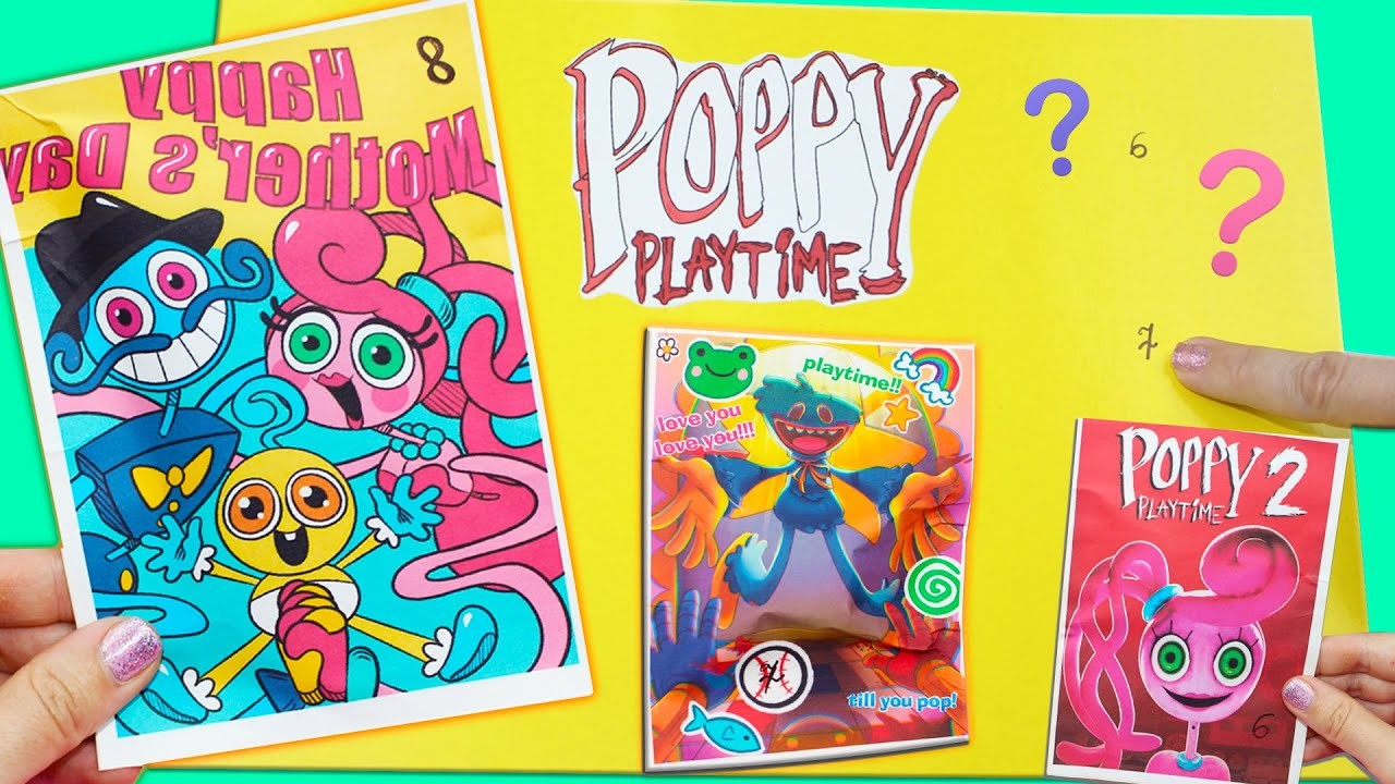 Poppy Playtime Chapter2 RANDOM BOX. DIY Gaming Book Fidget Board