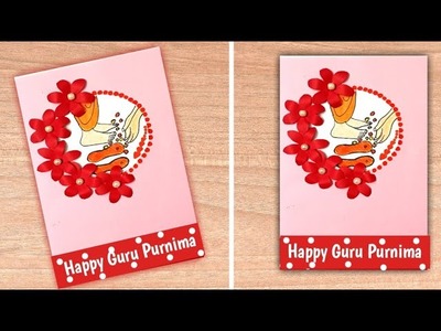 Guru Purnima Greeting Card | Diy Guru Purnima Card | How to make Guru Purnima Drawing