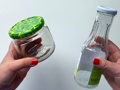 DIY 2 Easy glass jar decor ideas | Recycling idea