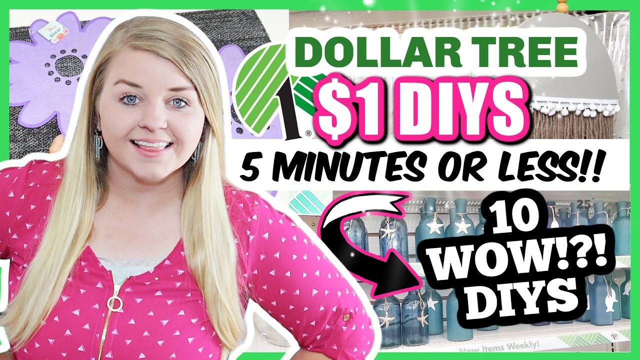 10 *IMPRESSIVE* High-End DOLLAR TREE DIYS (5 minutes or less) Krafts by Katelyn