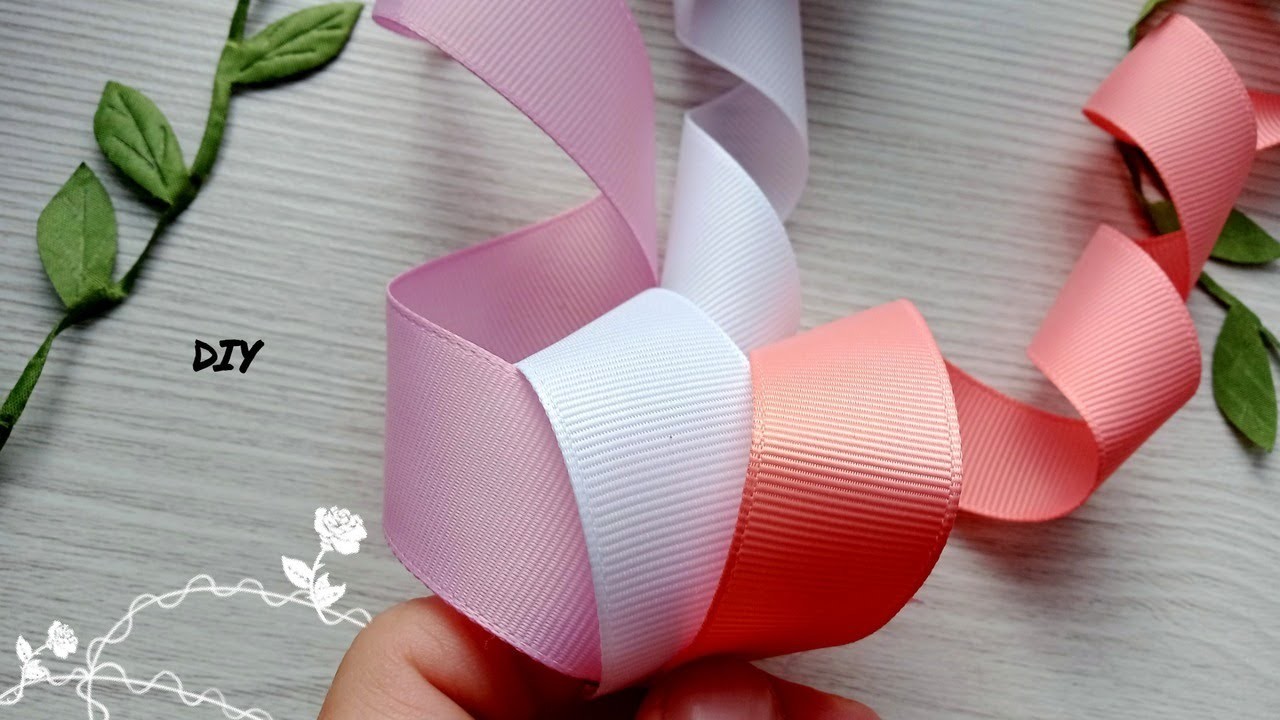 5 Ideas????How to Make Beautiful Bows with ribbon TUTORIAL