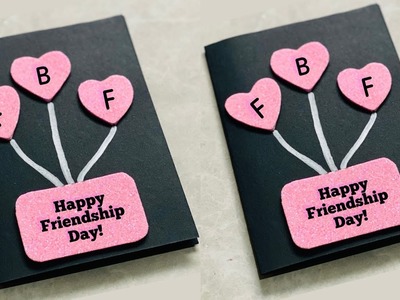 Beautiful Greeting card for Best Friend????| Friendship day card | Black pink card| #shorts #viral