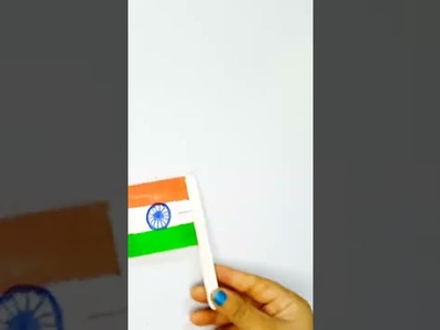 Diy Republic Day Badge ideas| ice cream stick |#youtubeshorts #viralvideo #viral  sarita art studio