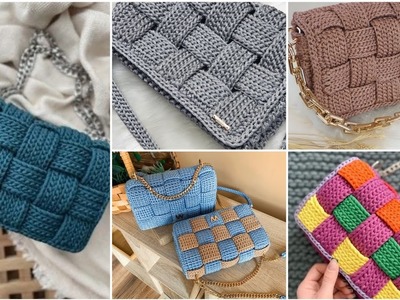 How to crochet a bag For beginners , crochet bag tutorial 2022????
