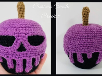 How To Crochet Poisoned Apple. Snow White Inspired Poison Apple Crochet Along