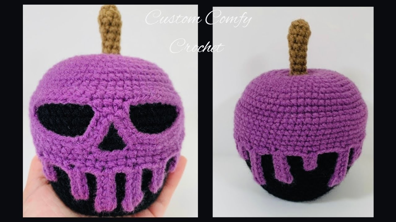 How To Crochet Poisoned Apple. Snow White Inspired Poison Apple Crochet Along