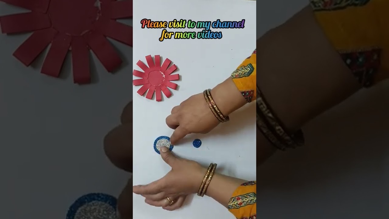 Rakhi making | paper craft Rakhi #shorts