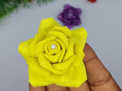 Deadhead roses | Foam Sheet Rose | Foam Roses Tutorial | Foam Sheet Craft Ideas