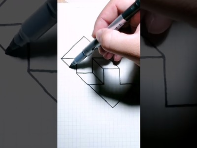 How to draw 3D p183#shorts