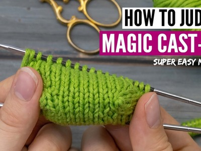 How to knit Judy's magic cast-on - Step-by-step for beginners [+slow-motion]