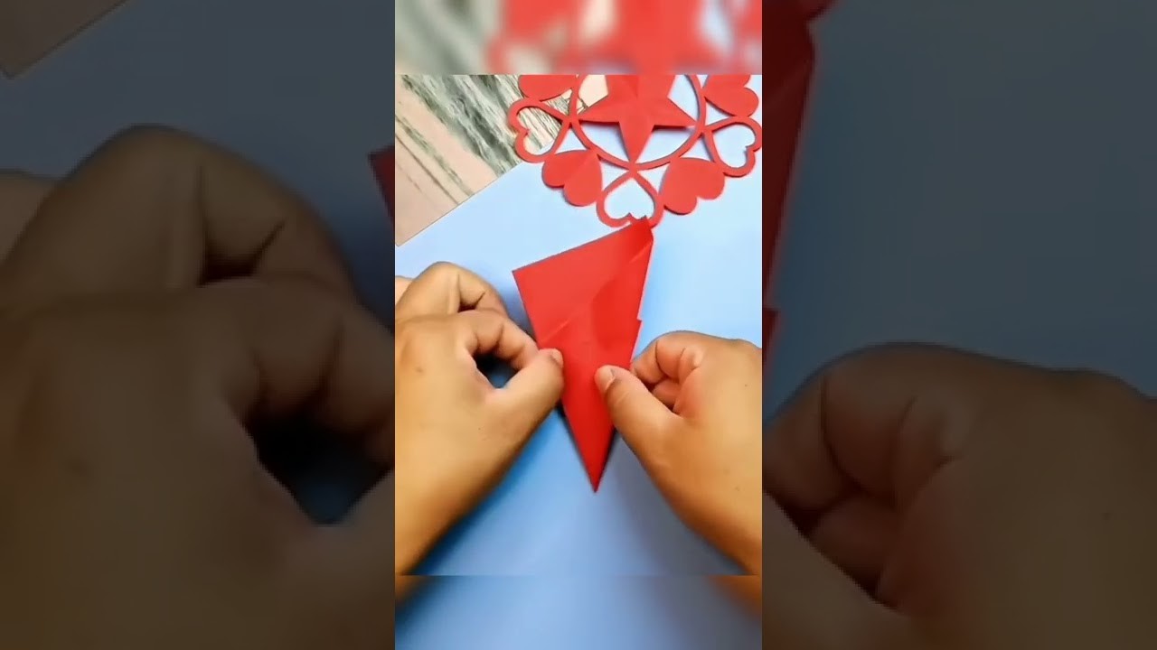 Paper Craft design tutorial.Easy pap craft for beginner #short #shortvideo #viral #youtubeshorts