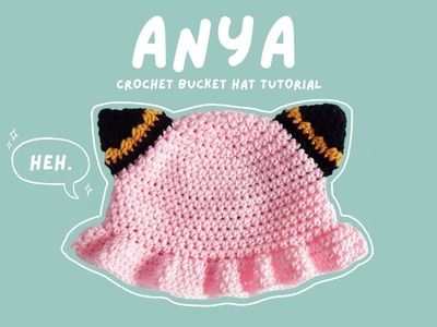 Anya Crochet Bucket Hat | 6-12 M | Right Handed