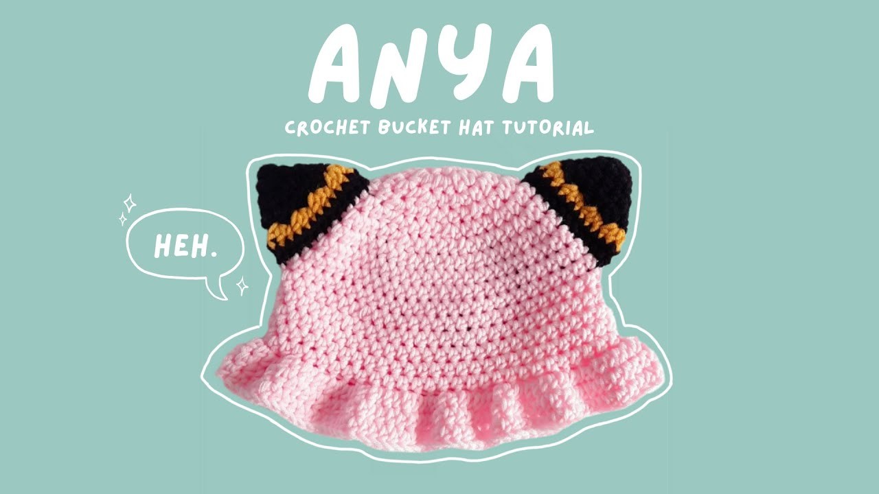 Anya Crochet Bucket Hat | 6-12 M | Right Handed