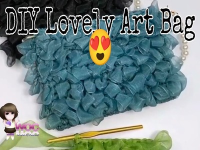 DIY Knitting Art Bag pattern ???? #shorts