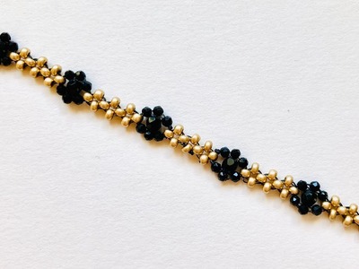 Perlenarmband selber machen Tutorial. beaded bracelet DIY