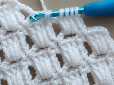 ????????Super Easy Crochet Baby Blanket for Beginners or Pros - Moss Stitch Baby Blanket Crochet Tutorial