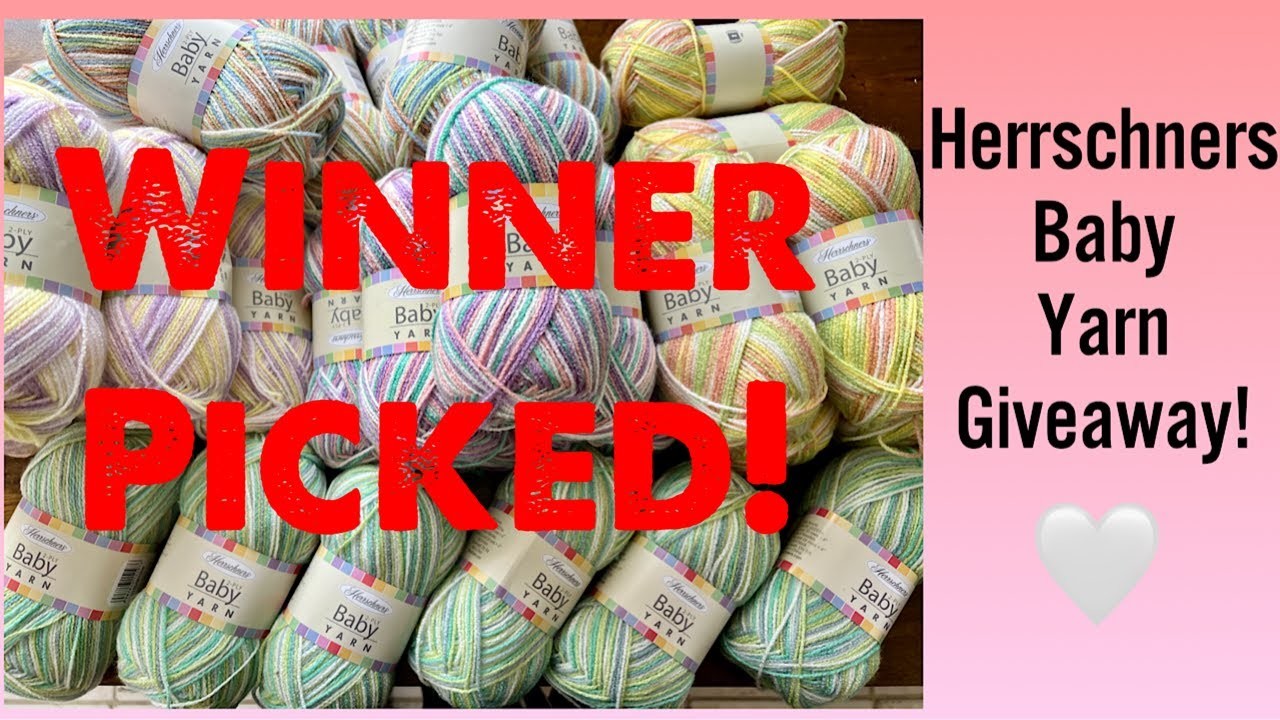 ????Winner Picked!???? Herrschners Baby Yarn You Pick Yarn Giveaway!  #yarn #crochet