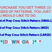 Bird of Prey Cross Stitch Pattern***L@@K***Buyers Can Download Your Pattern As Soon As They Complete The Purchase