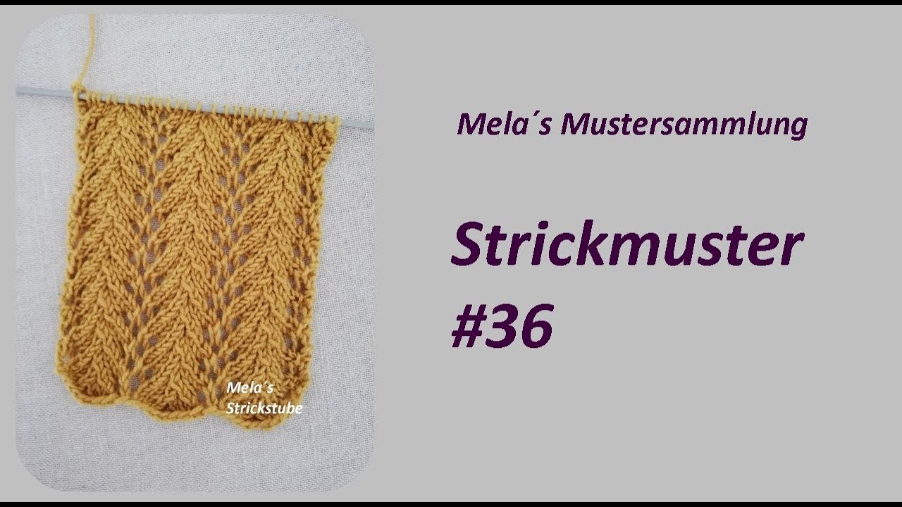 Strickmuster #36. knitting pattern