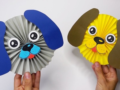 How to make paper DOG | Easy paper crafts