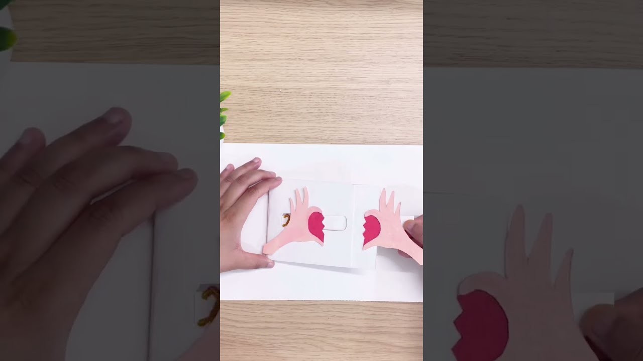 Watch The End | Heart Slider Gift ❤️???? #shorts #painting #craft #drawing #watercolor #gift