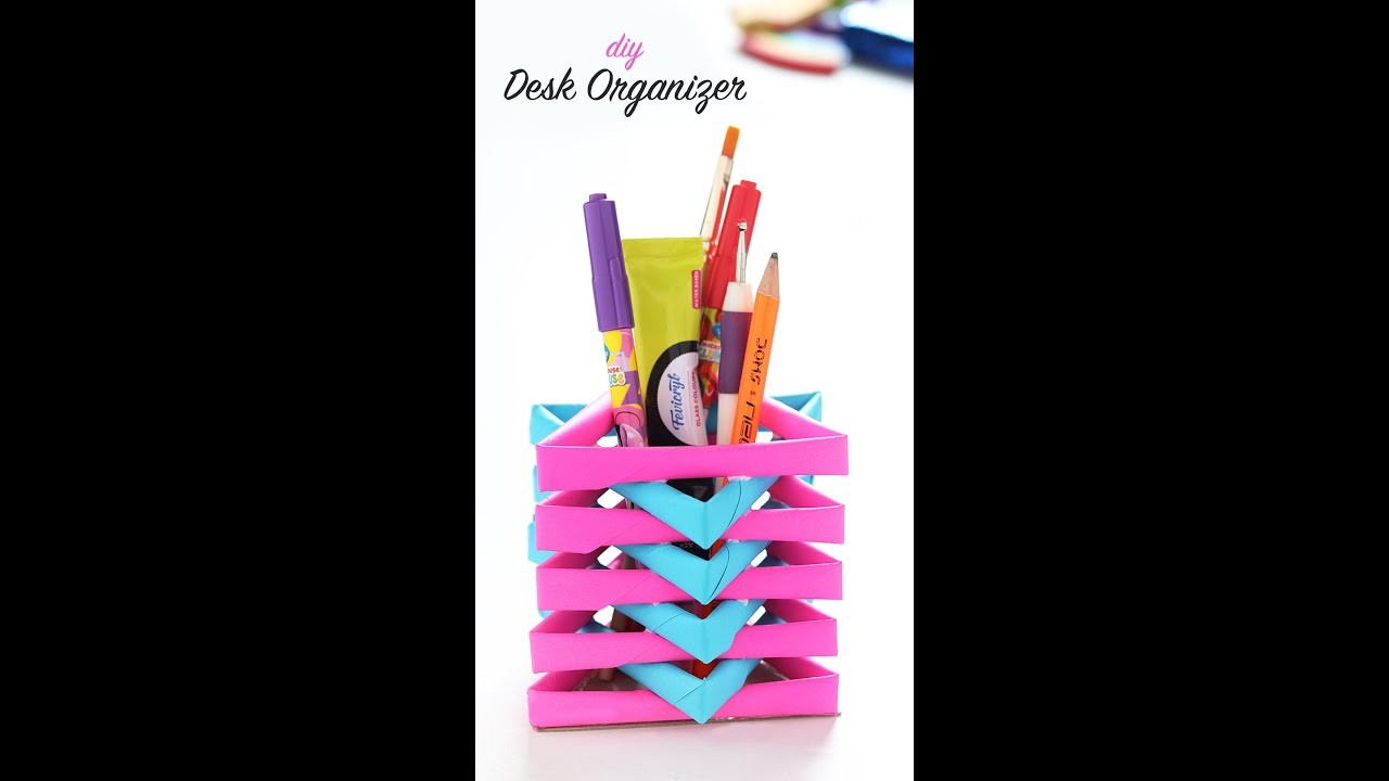 DIY Desk Organizer | Desk Decor | Back to School