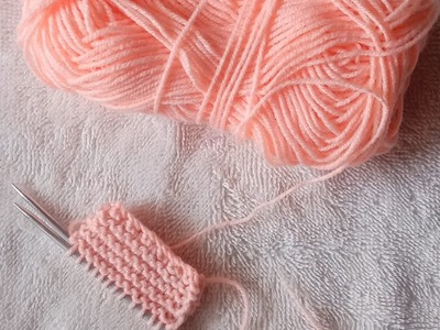 Knitting mini sock for beginners(part 1)