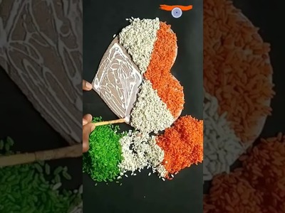 Creative Indian flag ???????? Making Ideas. ???????? Art. Independence day craft ideas #shorts #15august #army