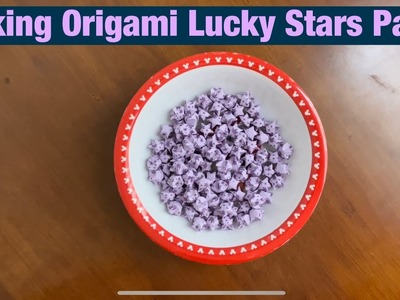 Making Origami Lucky Stars (part 4) by star-in-a-jar-22