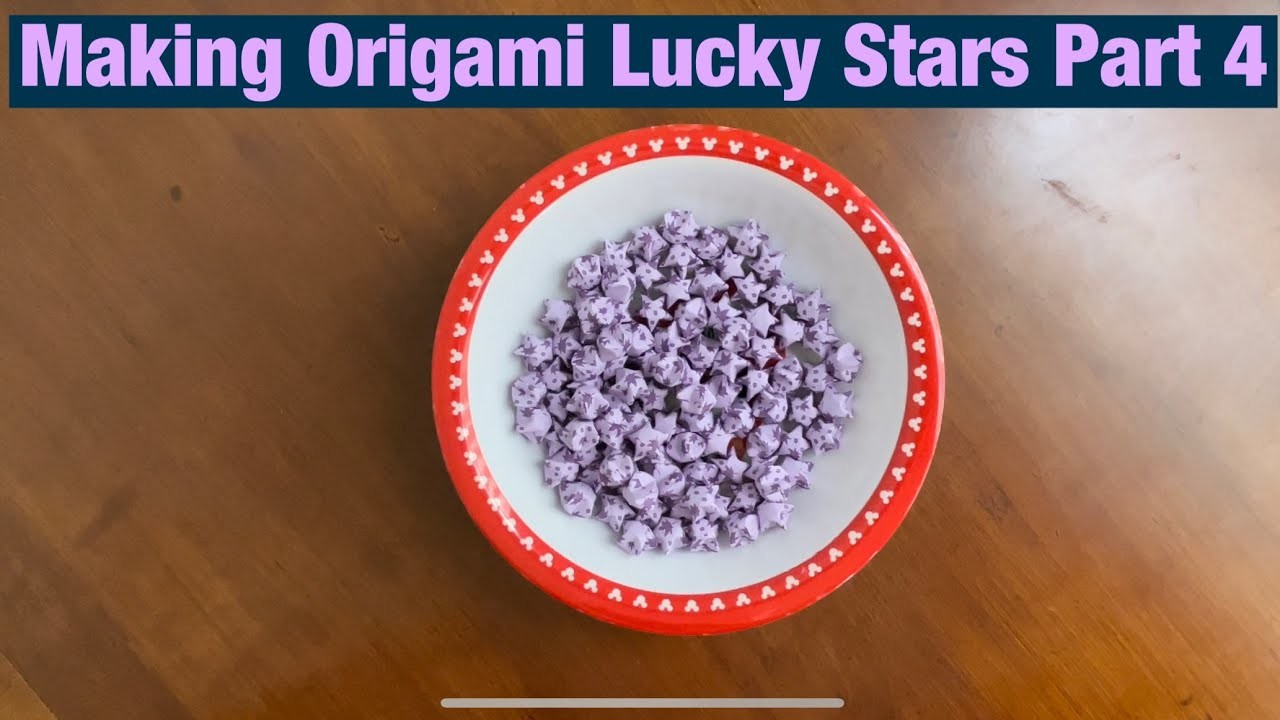 Making Origami Lucky Stars (part 4) by star-in-a-jar-22