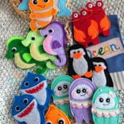 Finger puppets Felt finger puppets Felt animals Children puppets Gifts for kids First birthday