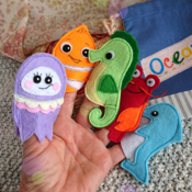 Finger puppets Felt finger puppets Felt animals Children puppets Gifts for kids First birthday