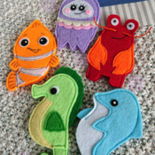 Finger puppets Felt finger puppets Felt animals Children puppets Gifts for kids First birthday