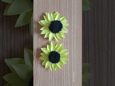 How To Make Paper Sunflower | Sunflower Making Easy And Simple |#shorts
