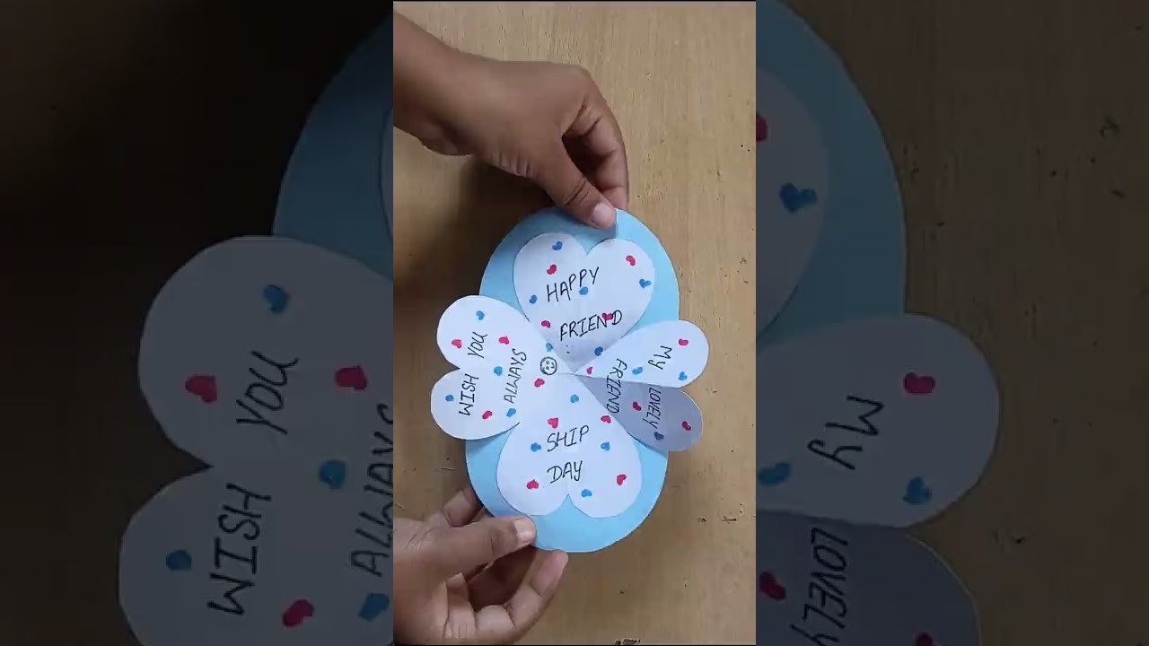 Friendship day card gift ideas. Homemade easy ????2022.Greeting card for bestie????@Farjana's craft