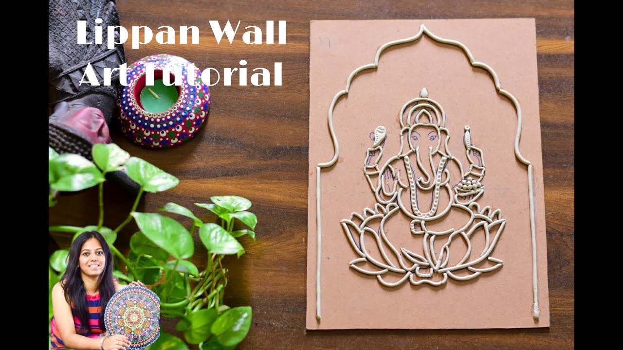 Ganesha Lippan Art | Home Decor | Home Decor Ideas|Lippan Art Work|Wall Hanging|Lippan Work Tutorial