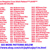 GaLapagos Penguins Cross Stitch Pattern***L@@K***Buyers Can Download Your Pattern As Soon As They Complete The Purchase