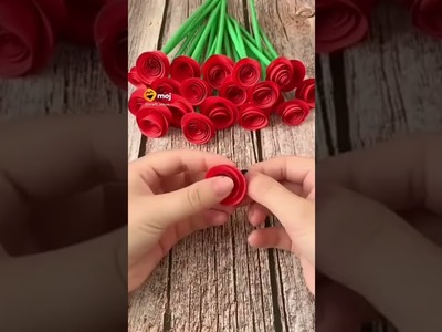 How to make flowers | Easy and Simple .  #shorts #easyandsimple #artandcraft . 