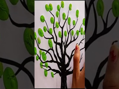 Awesome Drawing Tricks for Kids | Easy Watercolor Tree Painting | Tree Drawing |Easy Tree Painting