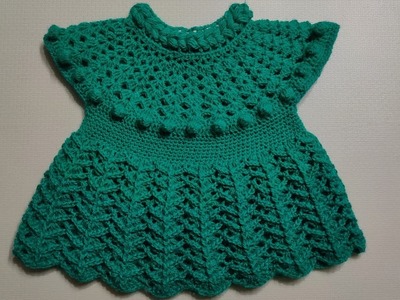 How To Make  crochet new design baby  frock .6 months to 3year . .